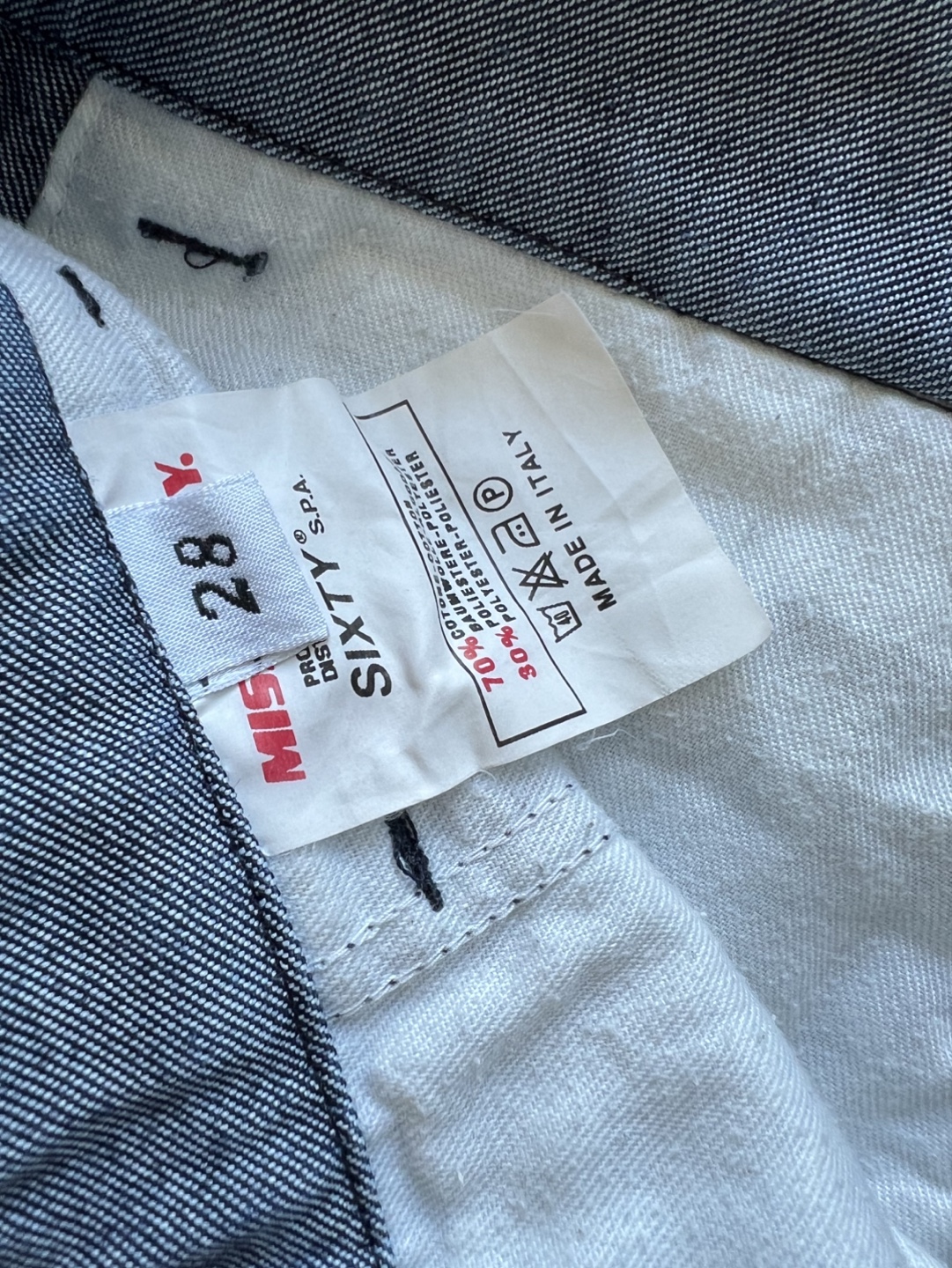Miss Sixty Size 28 Dark Wash Denim Capri Trousers - photo 3
