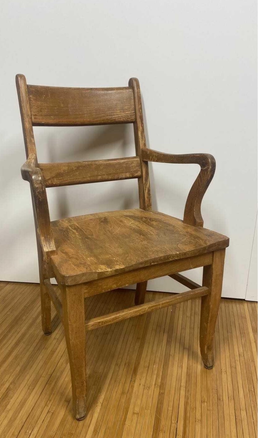Vintage Wooden Armchair
