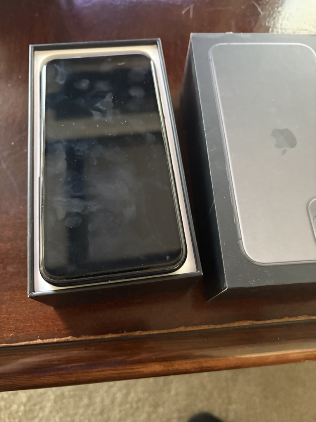 iPhone 11 Pro Max with Case and Box