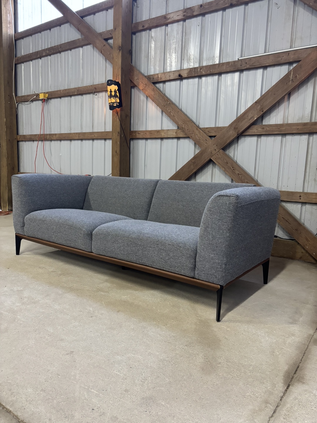*Delivery Available* FREDDY 3-Seater Sofa by Structube in Grey - photo 3
