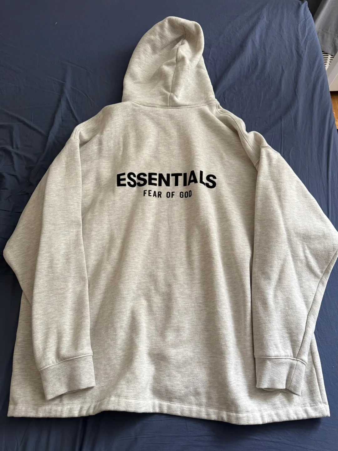 Fear of God Essentials Oversized Hoodie - XXL - Heather Oatmeal thumbnail