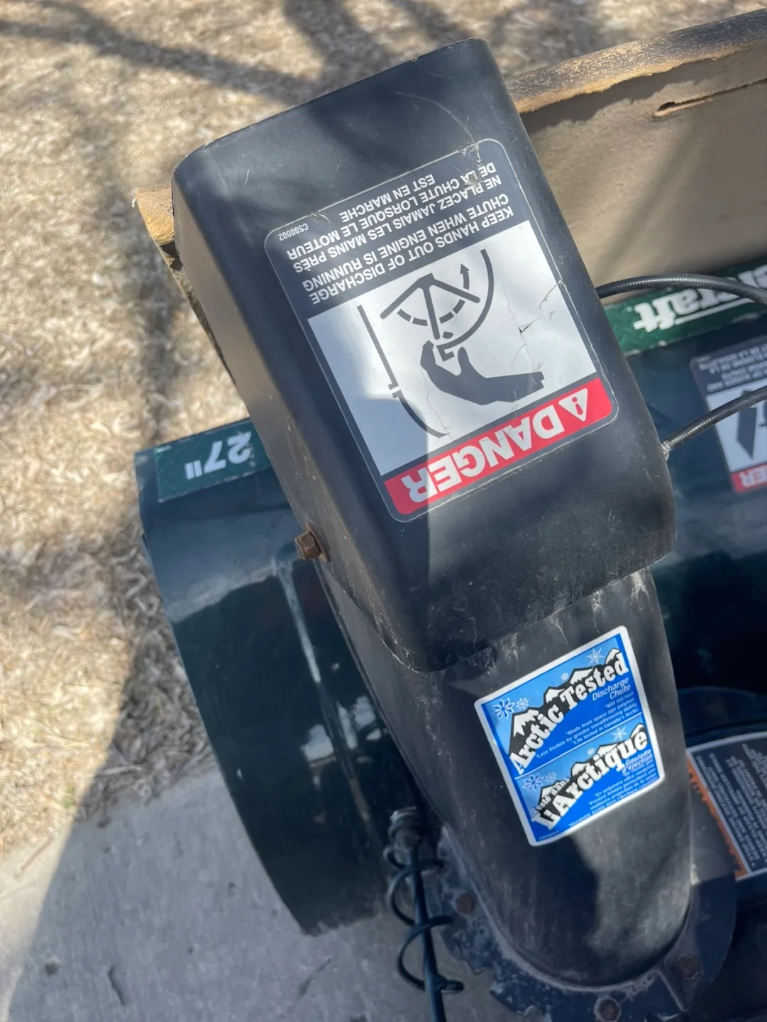 Mastercraft Deluxe 27" 8.5 HP Snowblower image indicator(7)