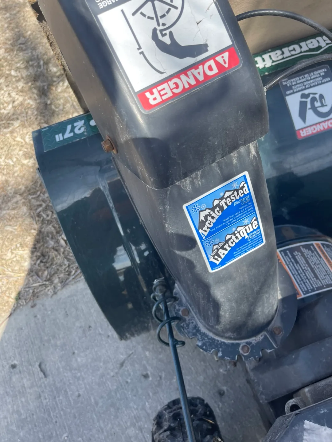 Mastercraft Deluxe 27" 8.5 HP Snowblower image indicator(10)