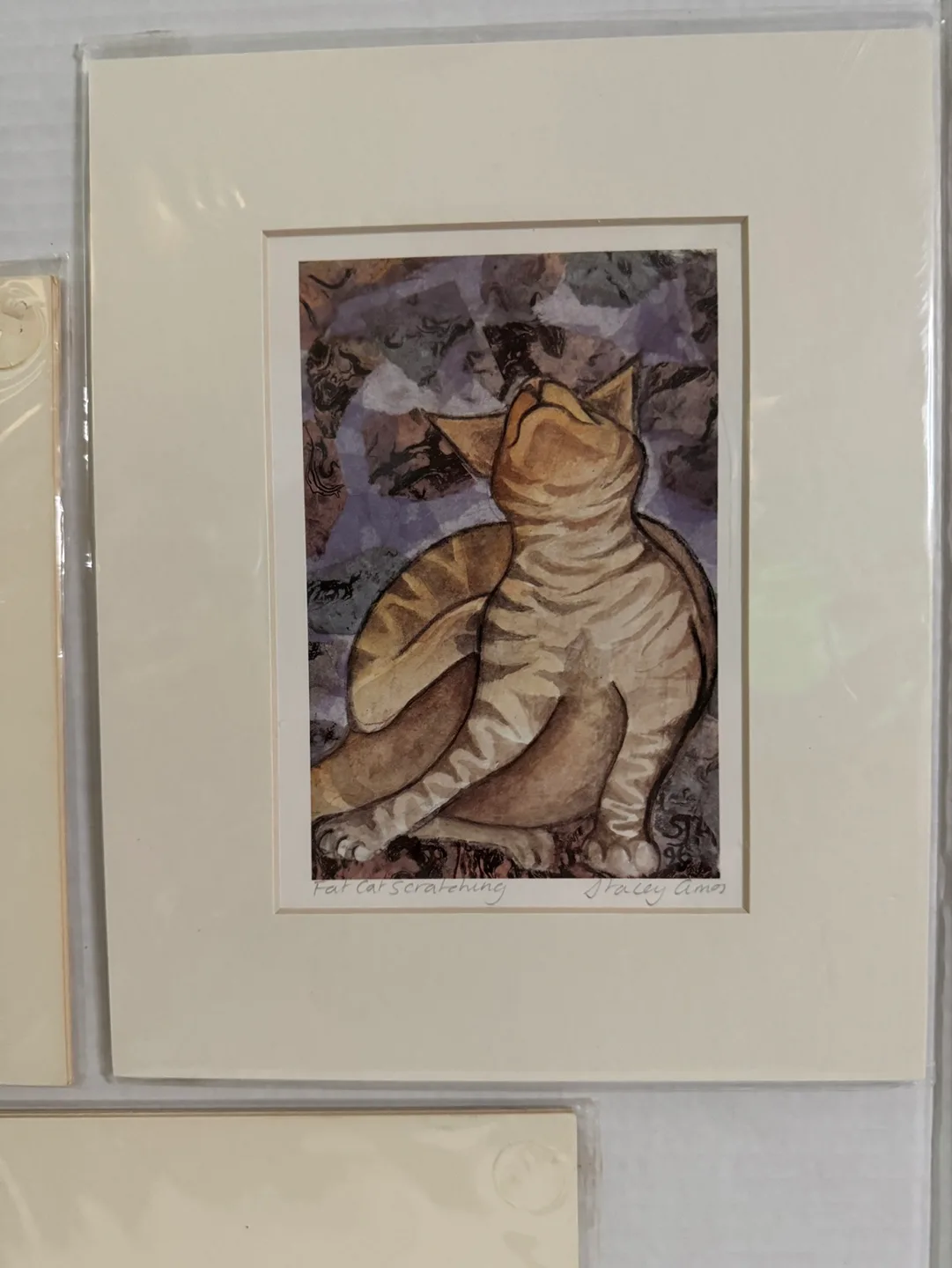 Cute cats! Set of 3 Stacey Amos Cat Prints image indicator(6)