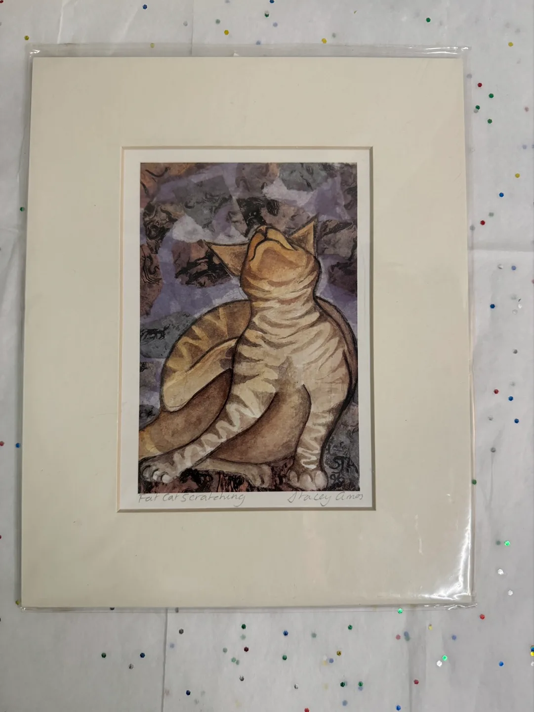 Cute cats! Set of 3 Stacey Amos Cat Prints image indicator(3)