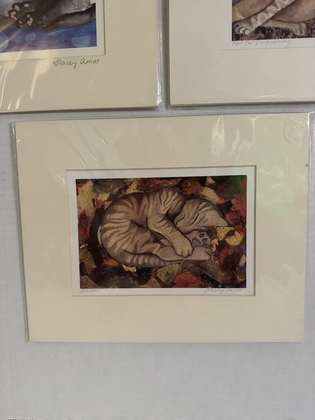Cute cats! Set of 3 Stacey Amos Cat Prints image indicator(8)