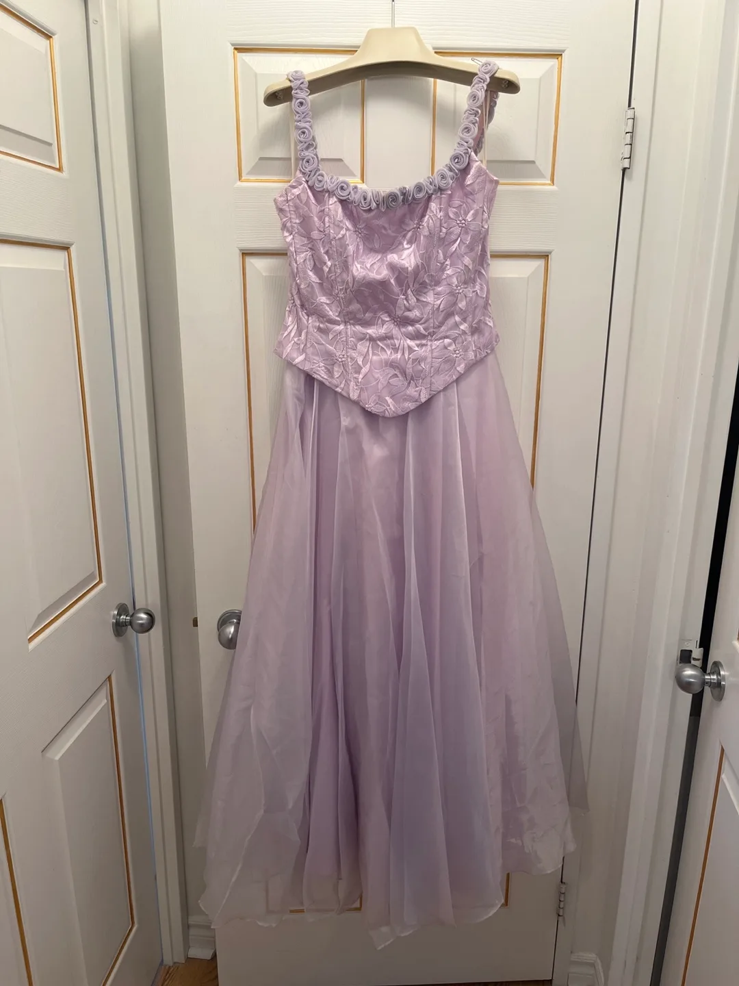 Lavender Two-Piece Formal Gown, Size 15-16 image indicator(2)