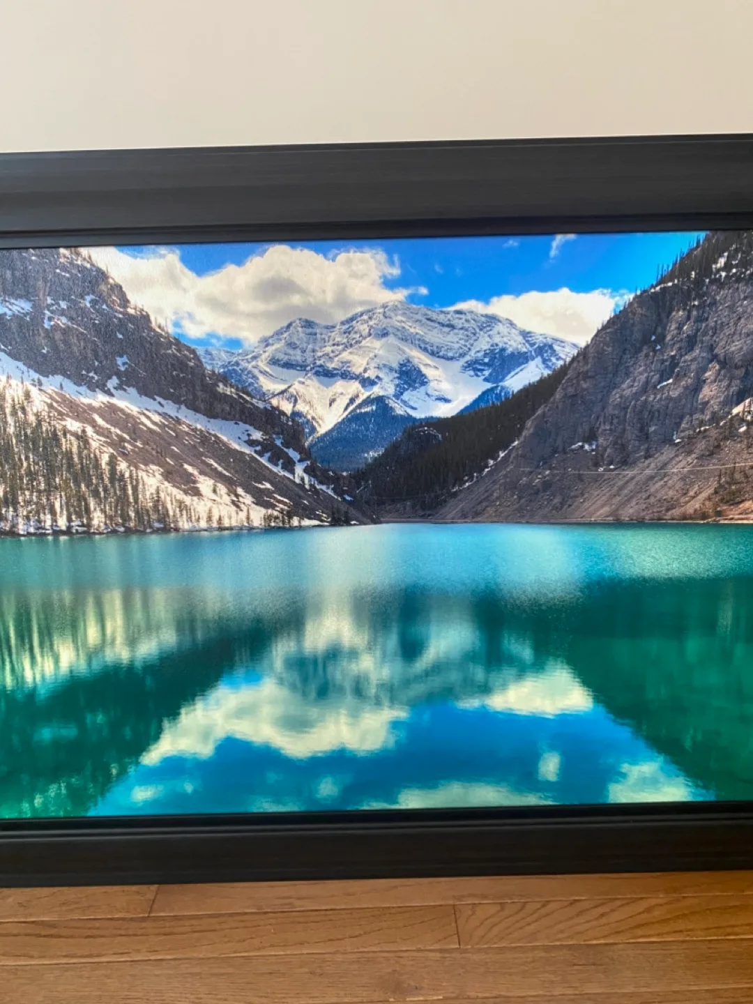 Framed Mountain Lake Canvas Print image indicator(2)