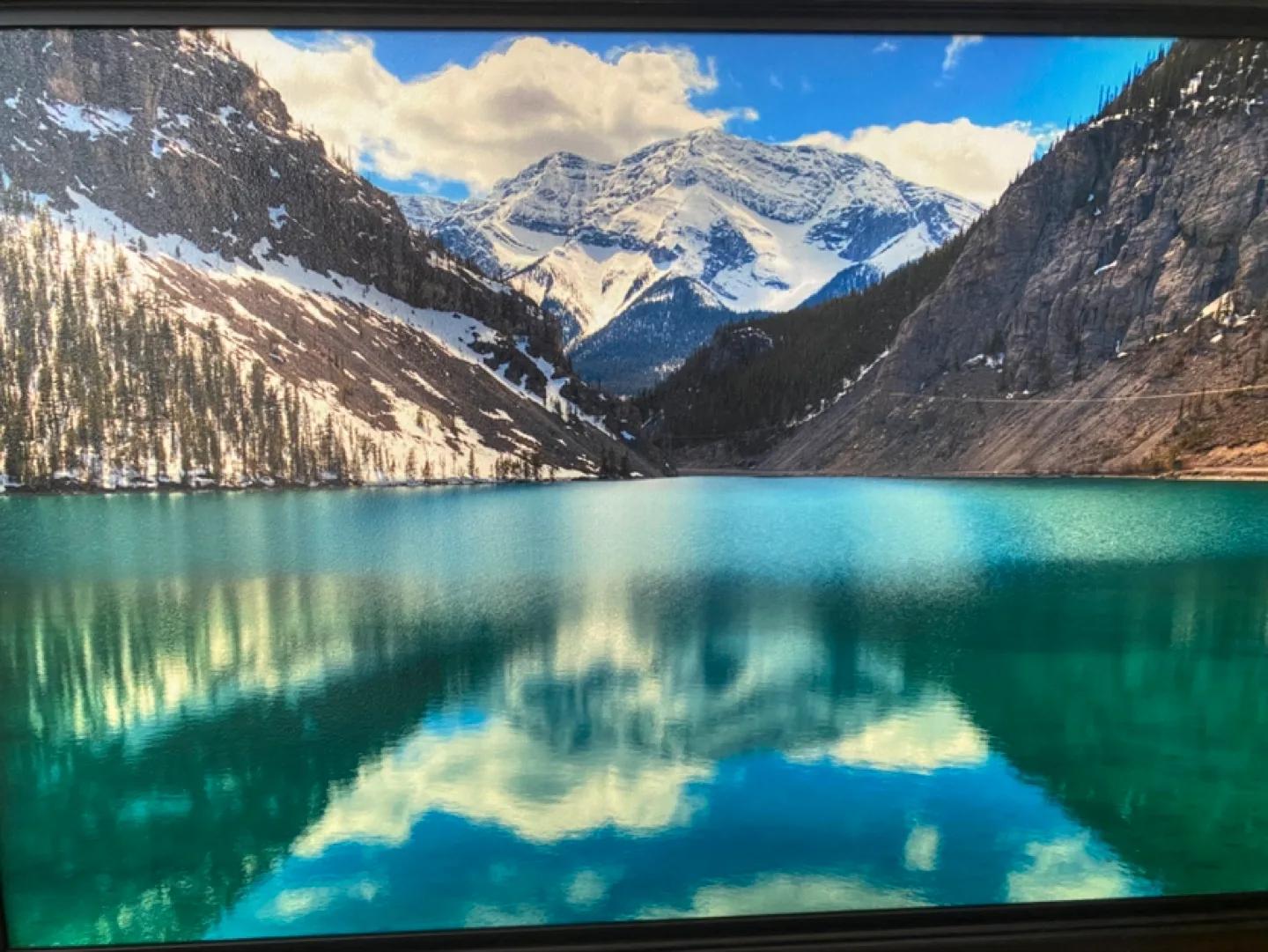 Framed Mountain Lake Canvas Print image indicator(3)