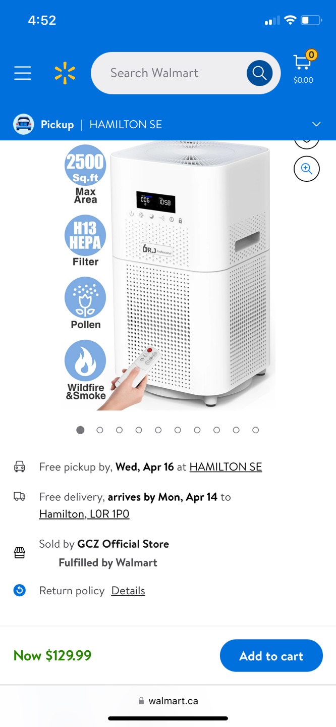 DR.J Professional Air Purifier - Brand New in Box