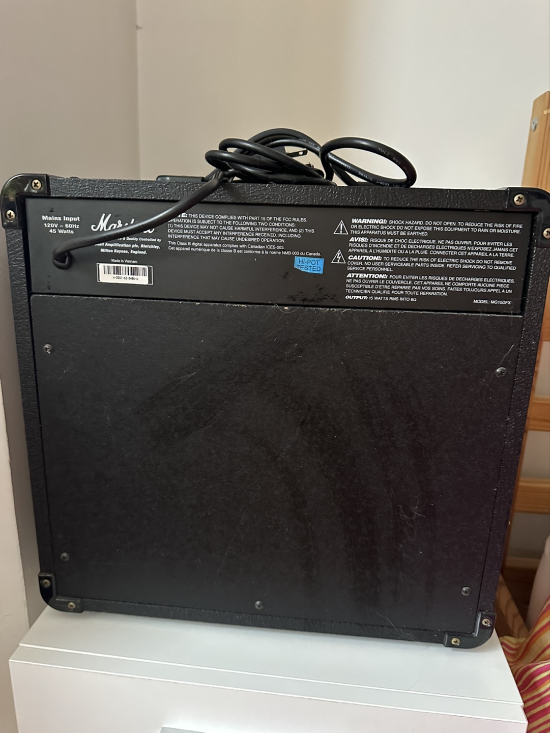 Marshall MG15DFX 15-Watt Guitar Amplifier - photo 2