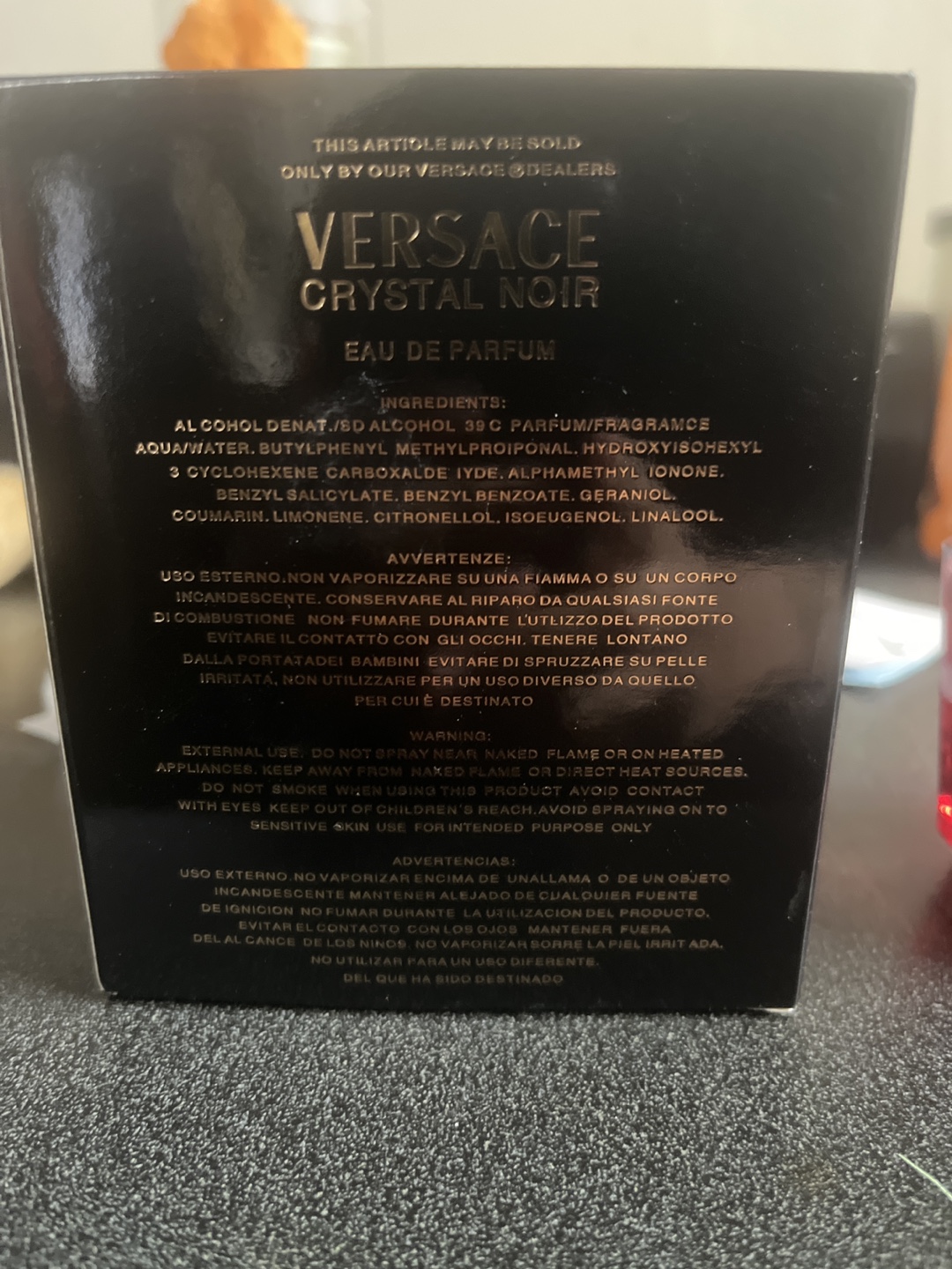 Versace Crystal Noir Eau De Parfum 90ml - photo 2