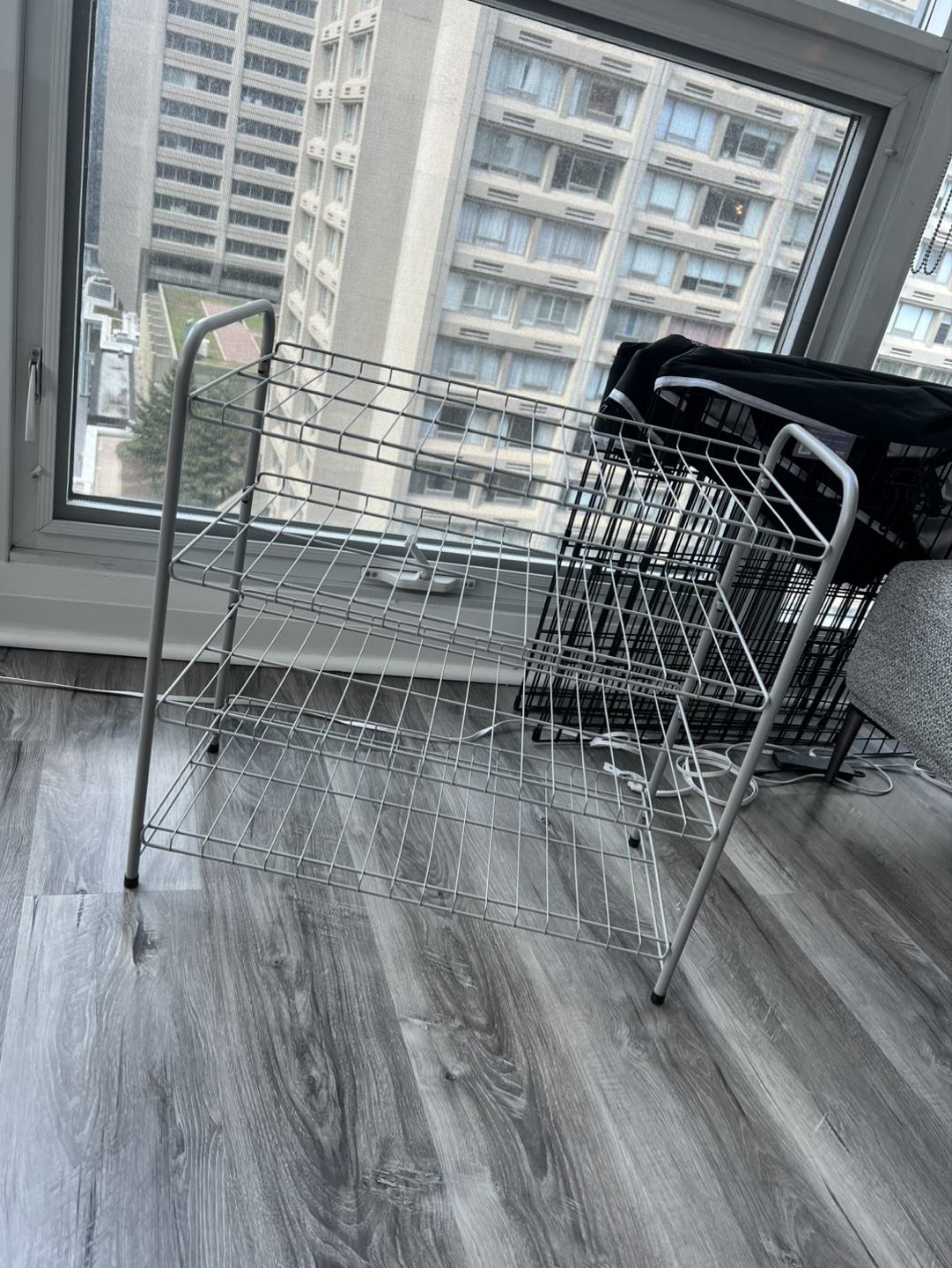 Four-Tier Metal Shoe Rack