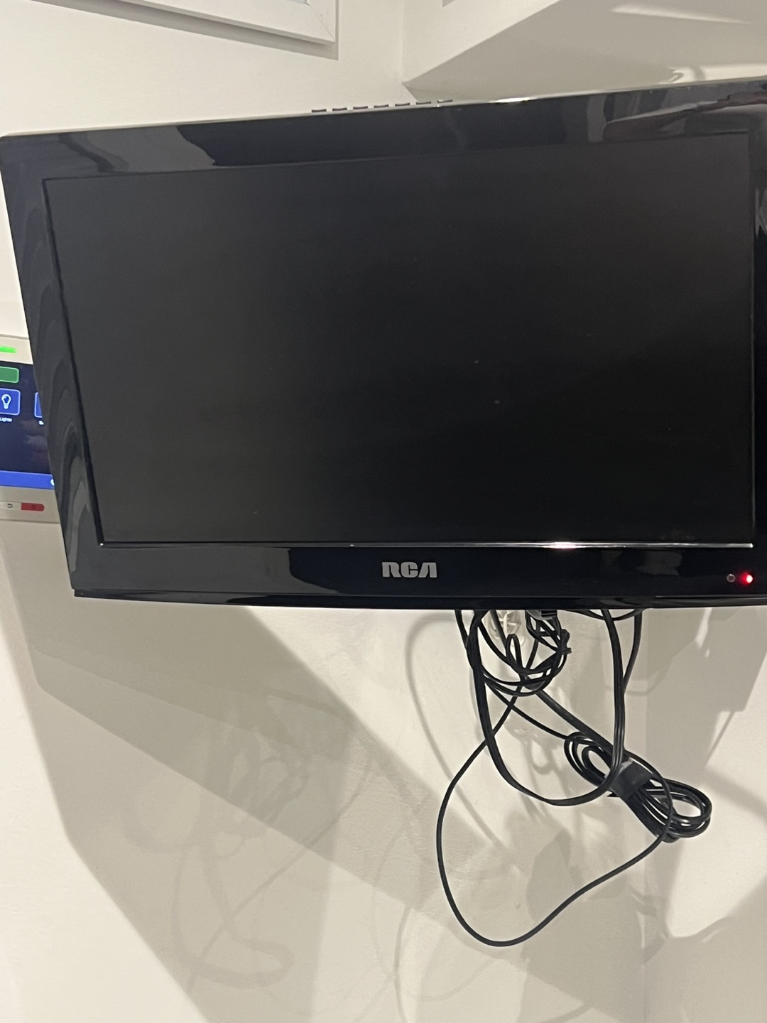 RCA 19" Wall-Mounted TV with Remote and Mount