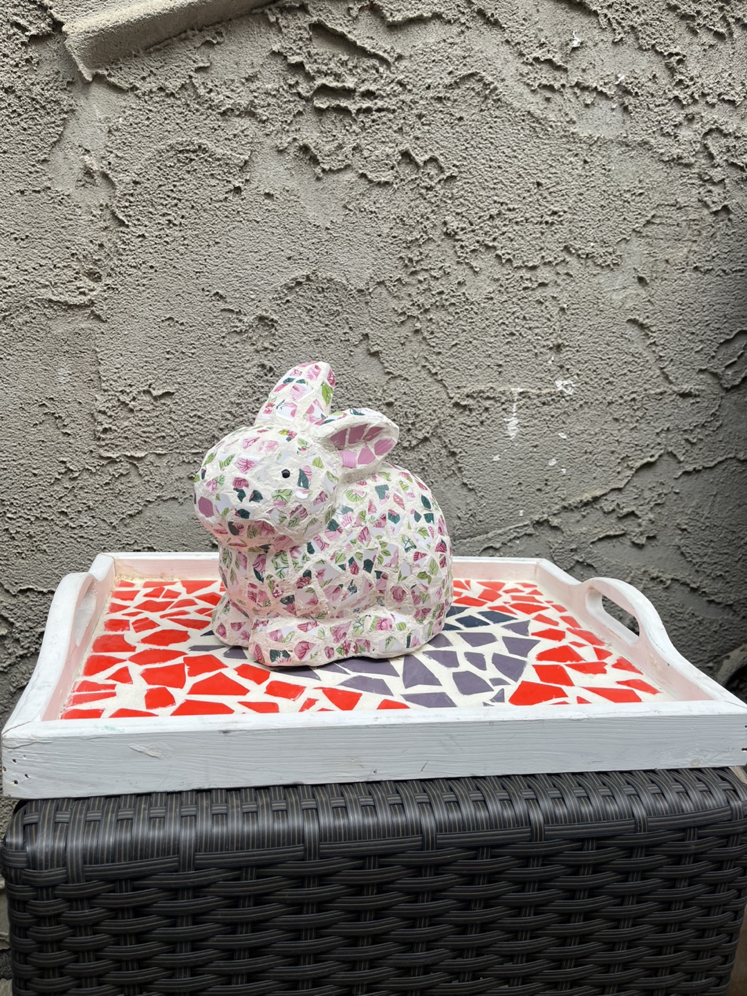 Adorable Mosaic Rabbit Figurine - photo 2