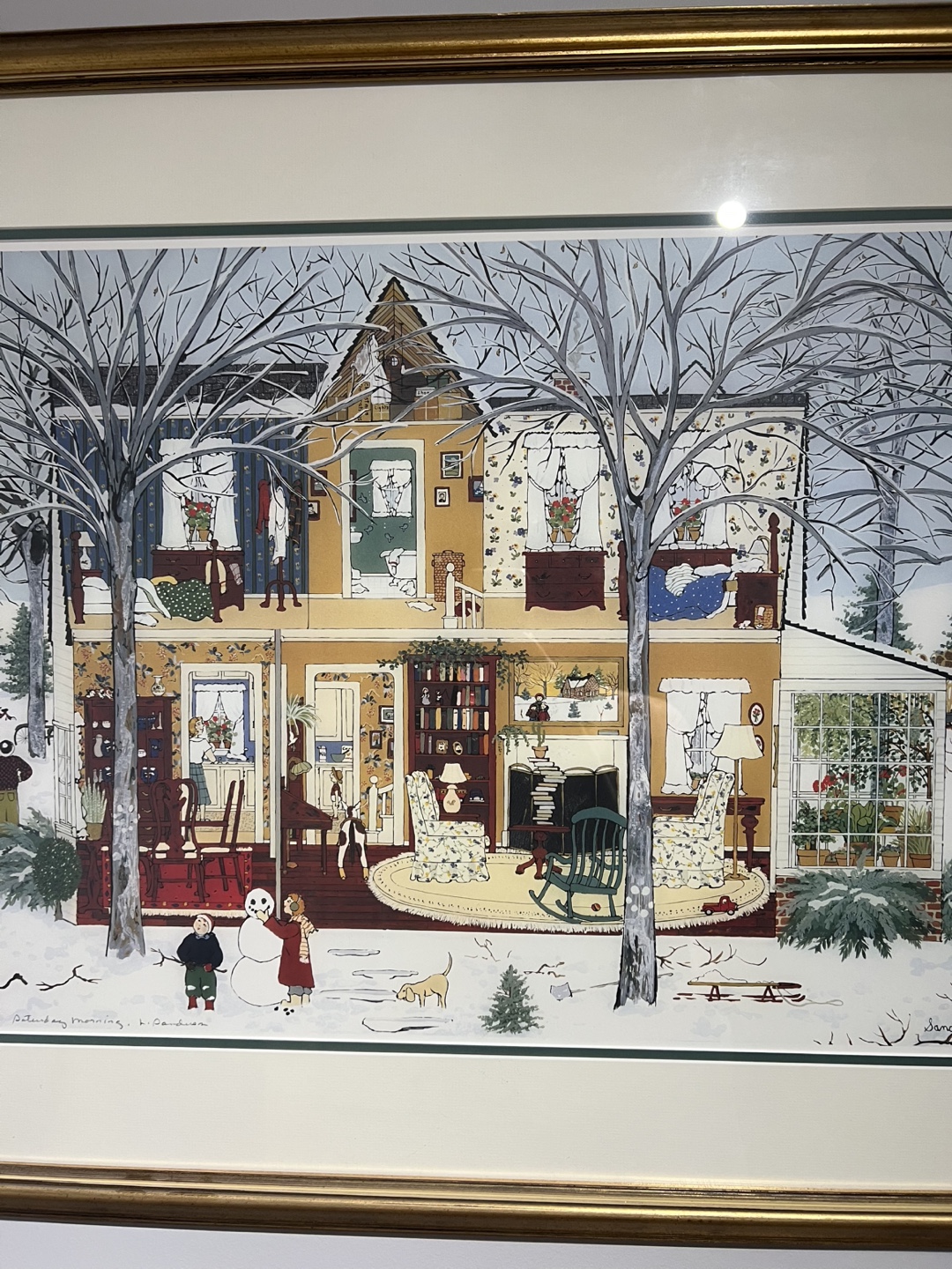 Sanderson's Saturday Morning Framed Print - photo 4
