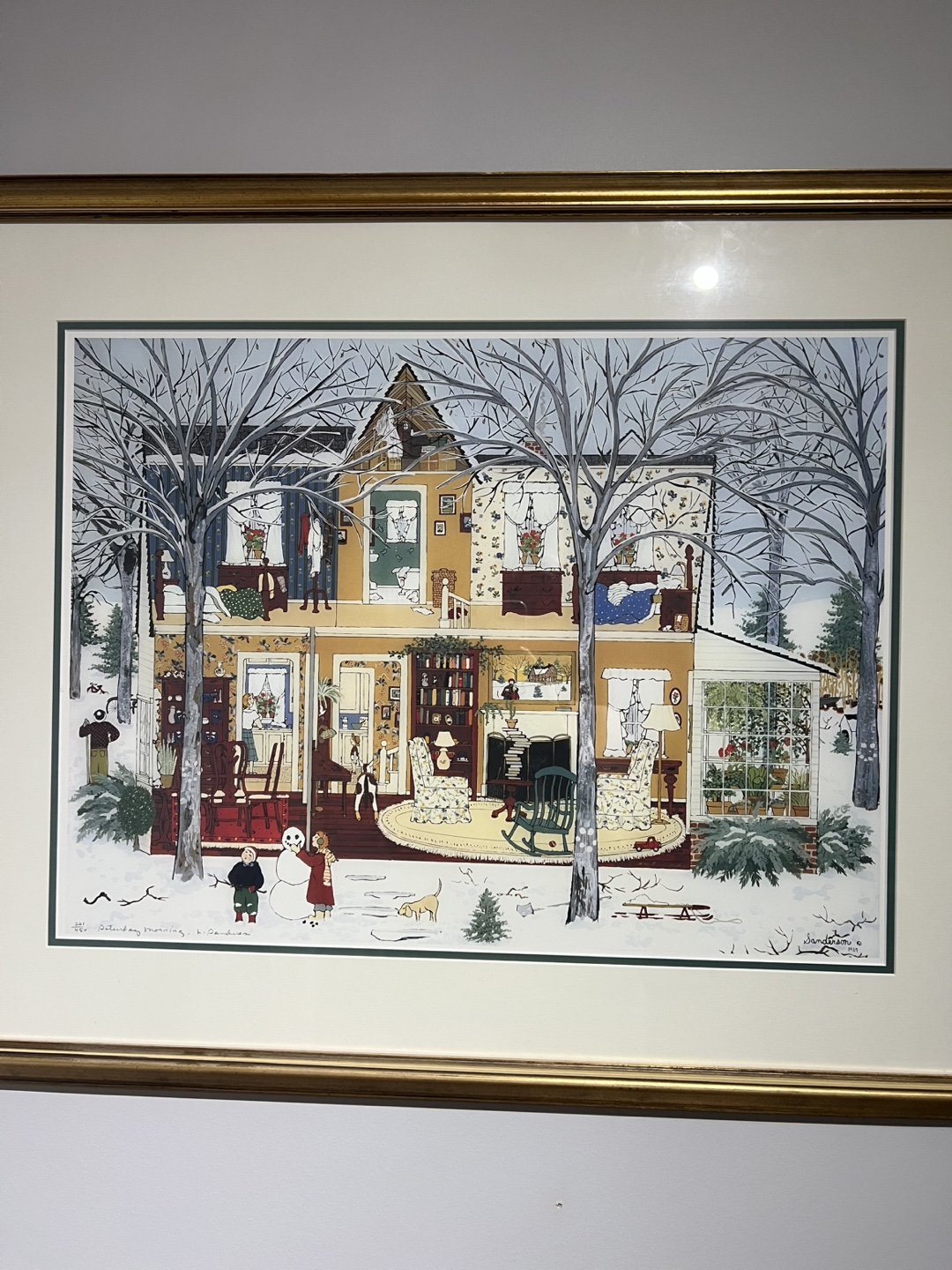 Sanderson's Saturday Morning Framed Print - photo 5