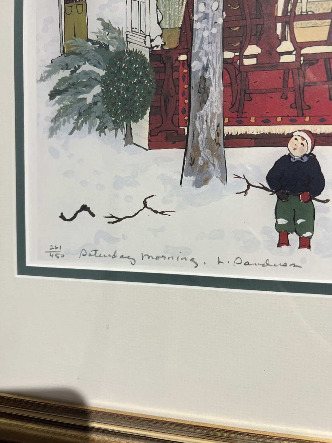 Sanderson's Saturday Morning Framed Print - photo 3