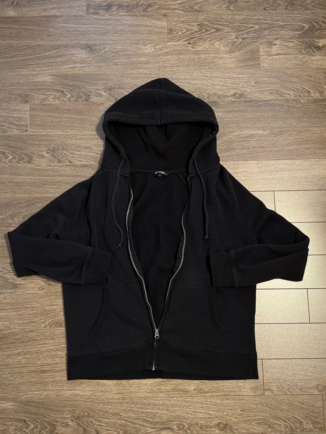 Black Zip-Up Hoodie