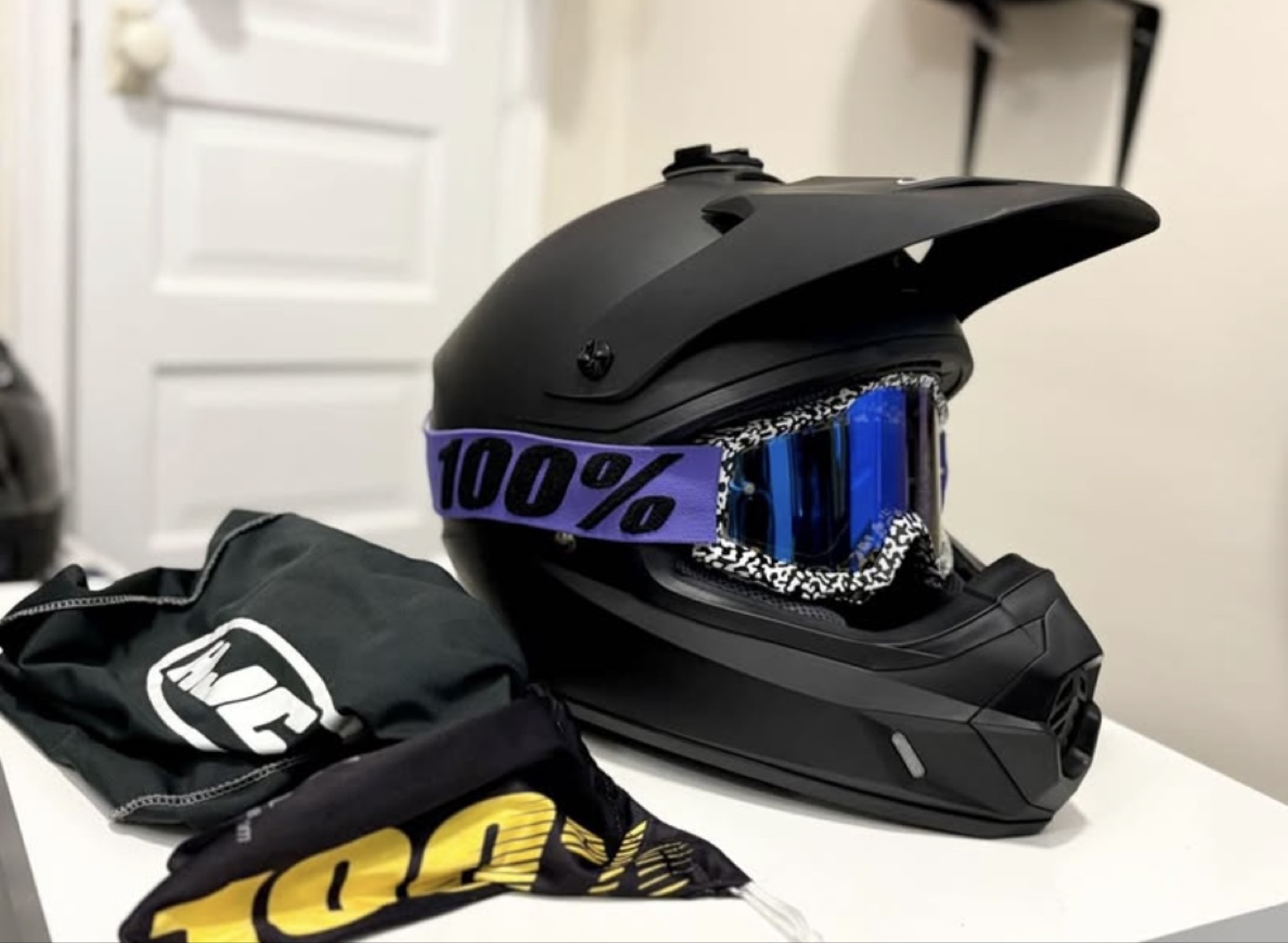 HJC dirtbike helmet only