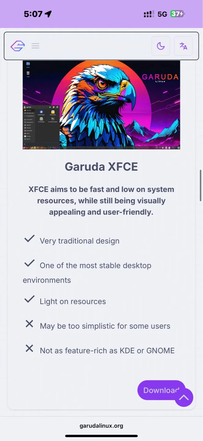 Garuda Linux LIVE BOOT USB KEYS image indicator(4)