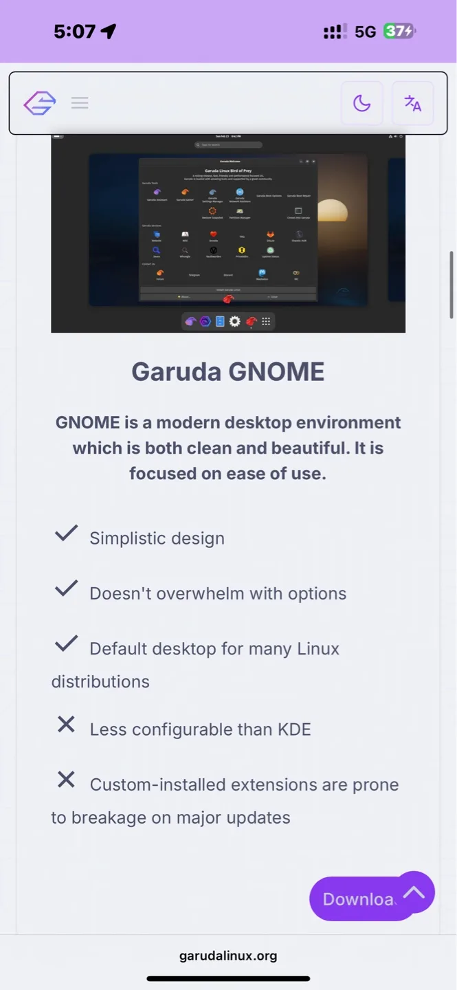 Garuda Linux LIVE BOOT USB KEYS image indicator(2)