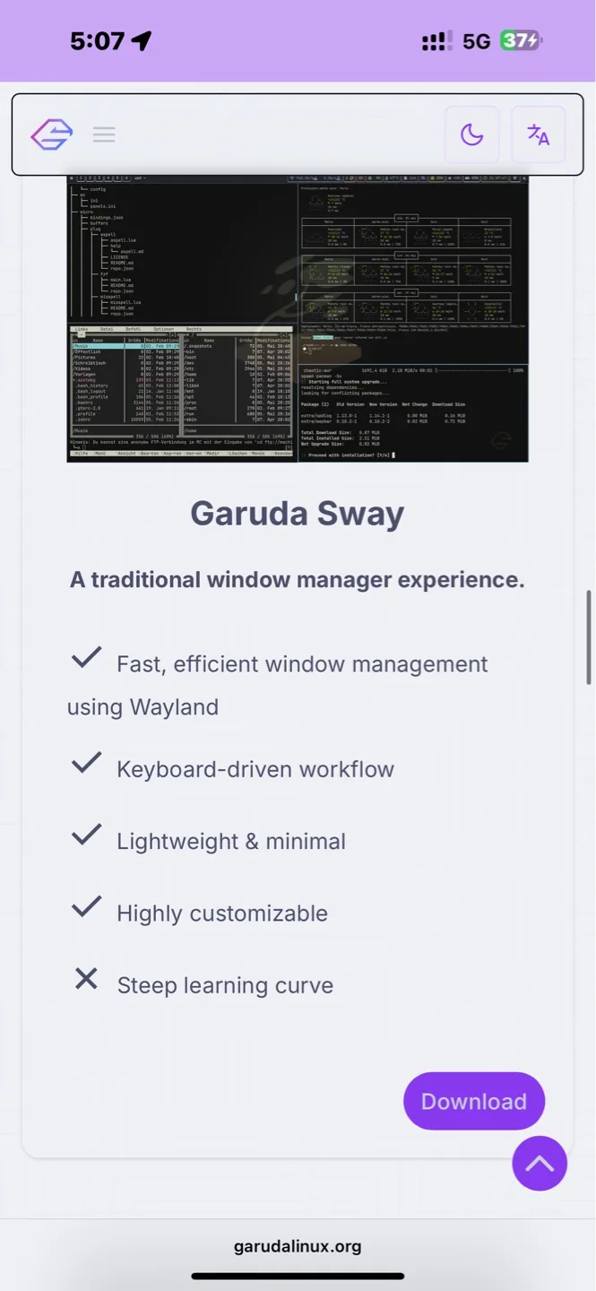 Garuda Linux LIVE BOOT USB KEYS image indicator(5)