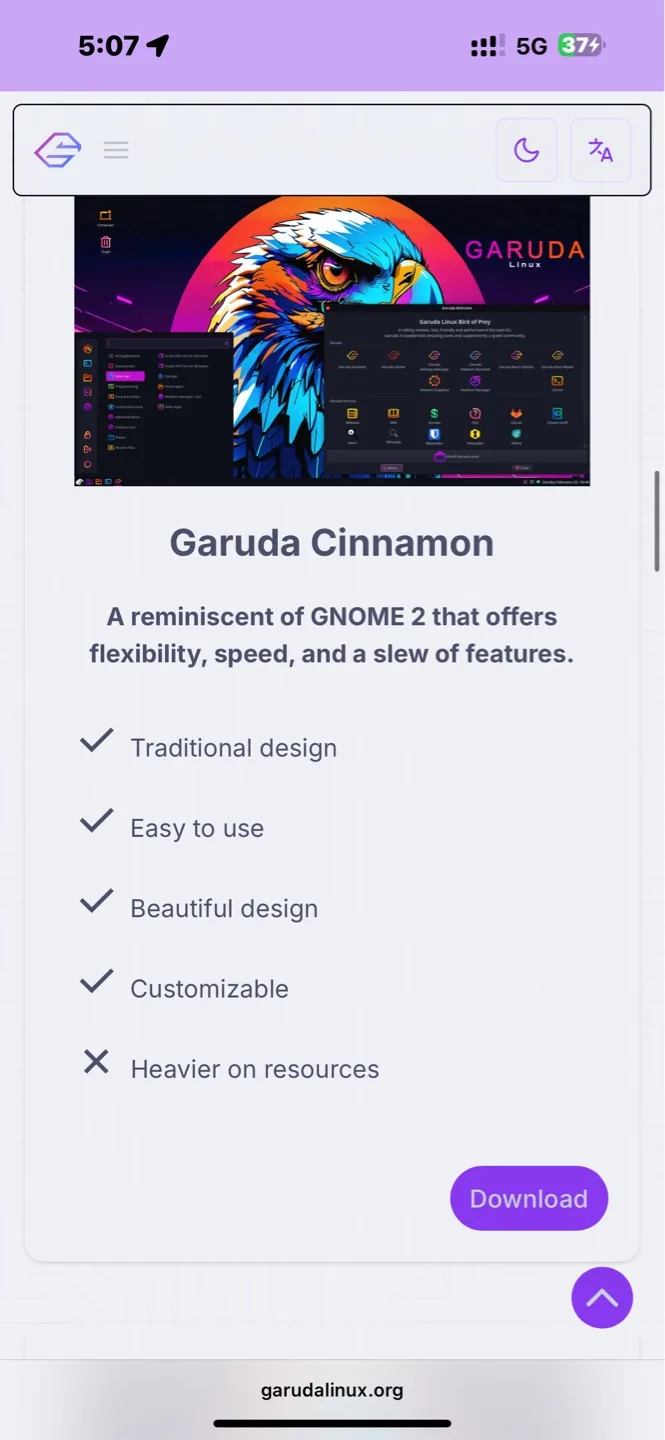 Garuda Linux LIVE BOOT USB KEYS image indicator(3)