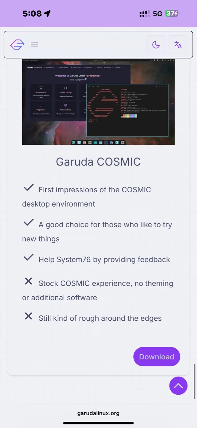 Garuda Linux LIVE BOOT USB KEYS image indicator(10)