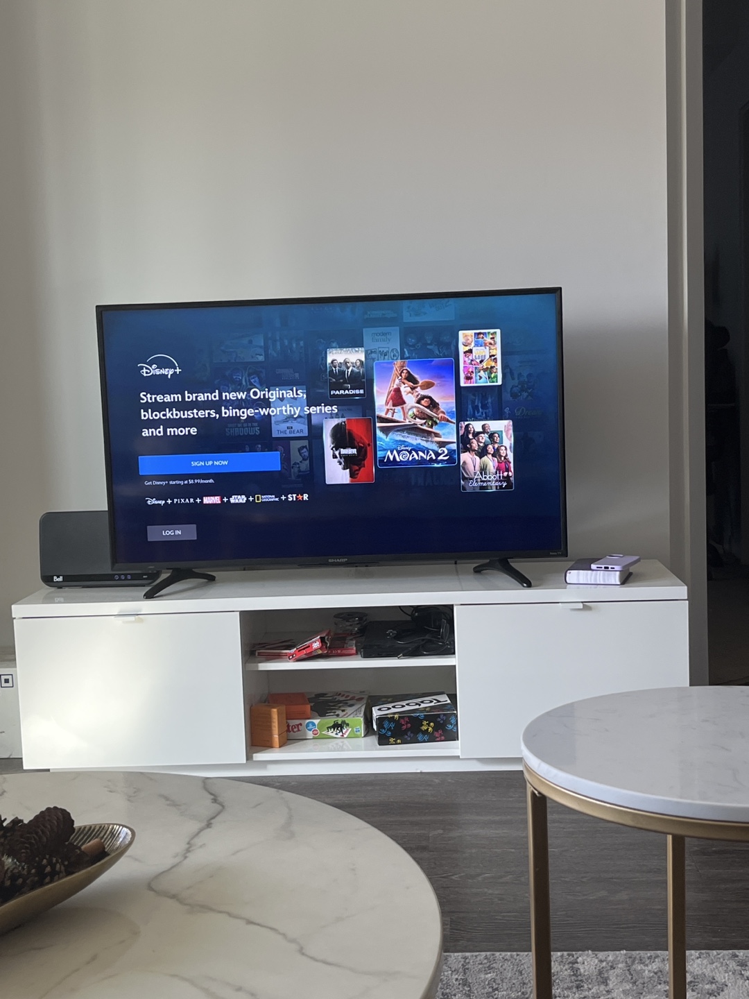 Sharp 40 inch Smart TV and TV Stand - photo 3