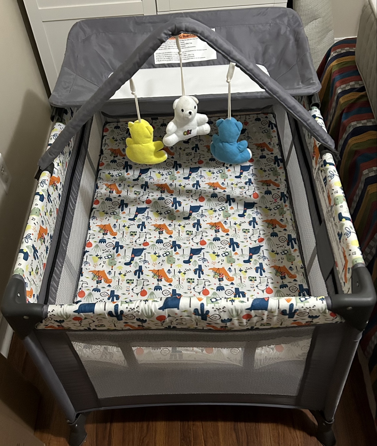 Portable Baby Playard with Changing Table and Bassinet - photo 2
