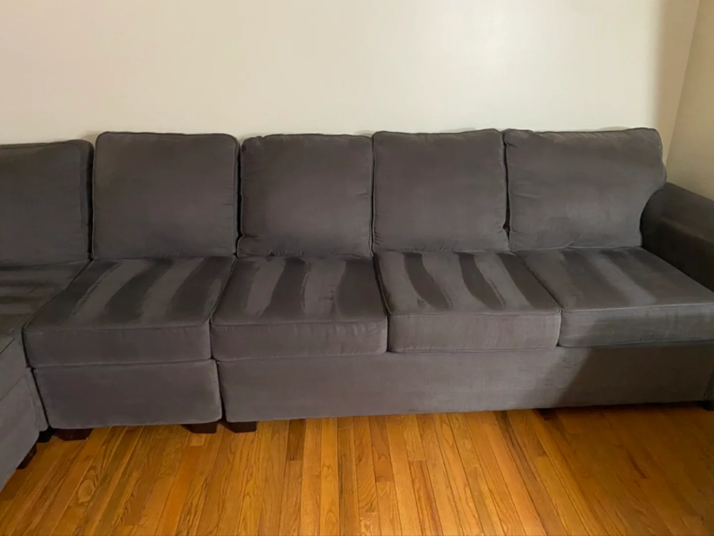 Large Brown  Sectional Sofa image indicator(5)