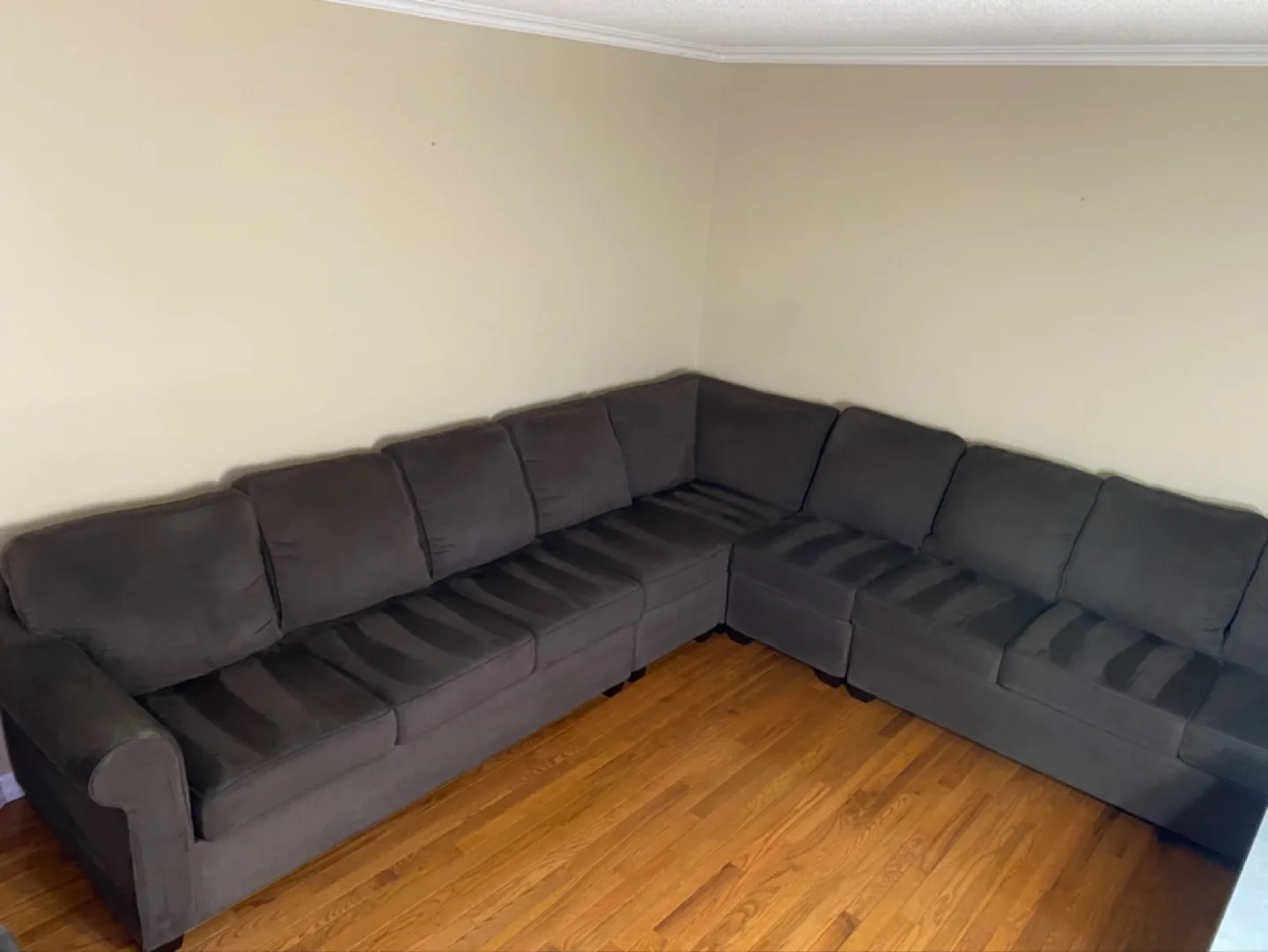 Large Brown  Sectional Sofa image indicator(2)