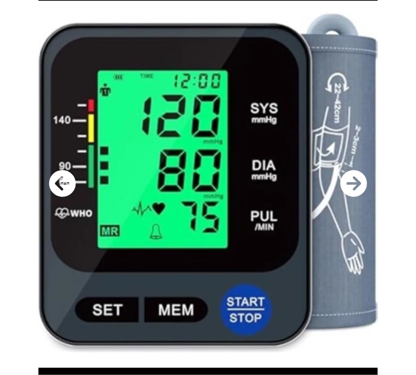 Arm-Type Electronic Blood Pressure Monitor - BSX525 thumbnail