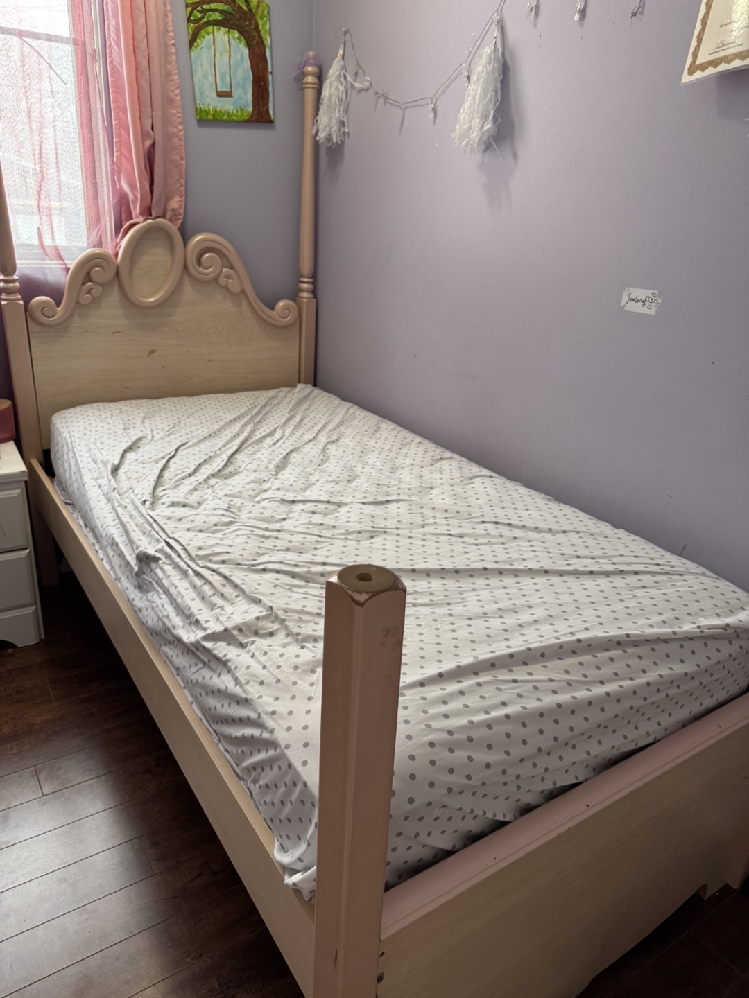 Twin-size Poster Bed Frame