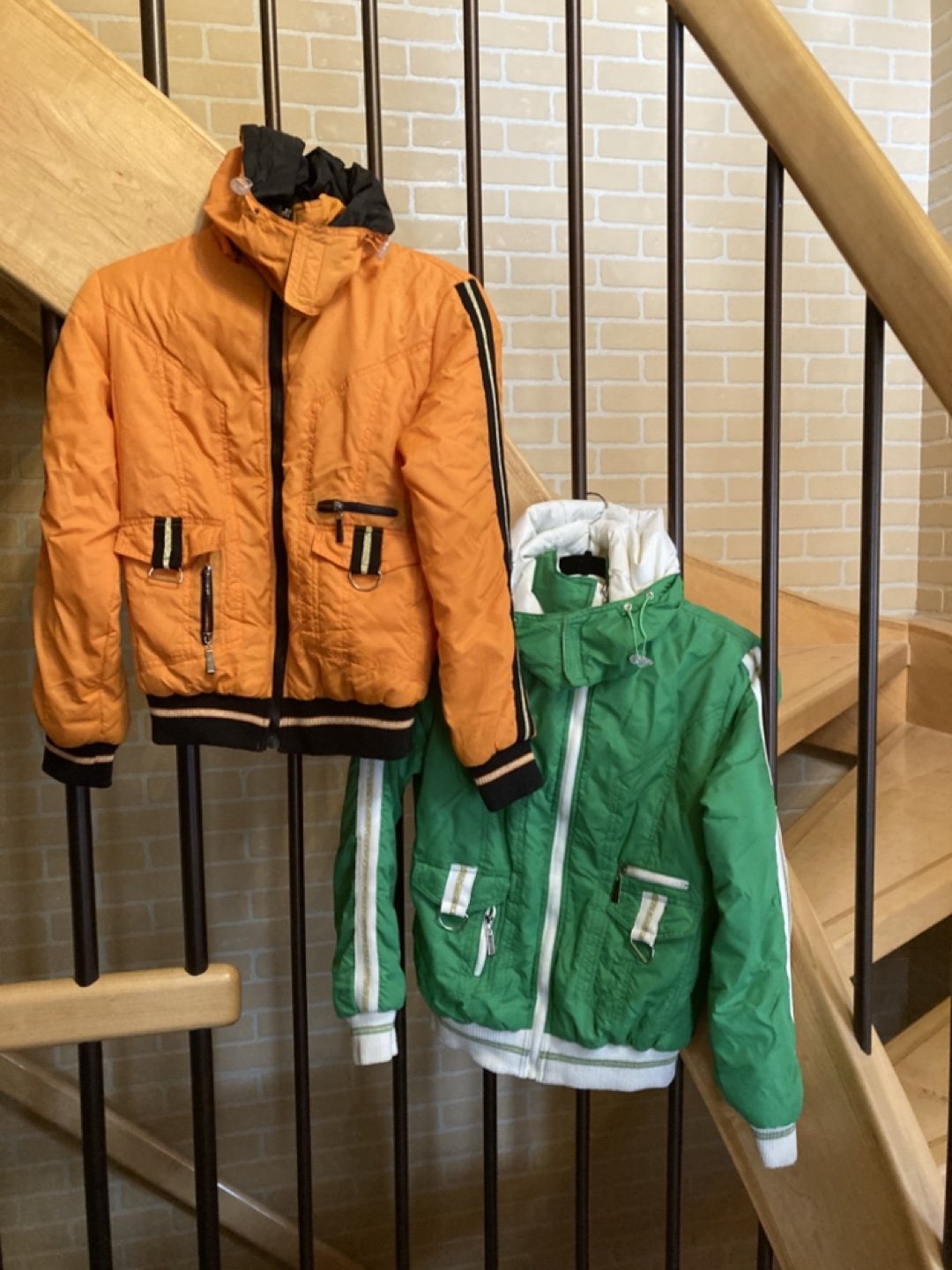 Kids' Starter Jackets and Lunch Bags - Orange and Green - photo 2