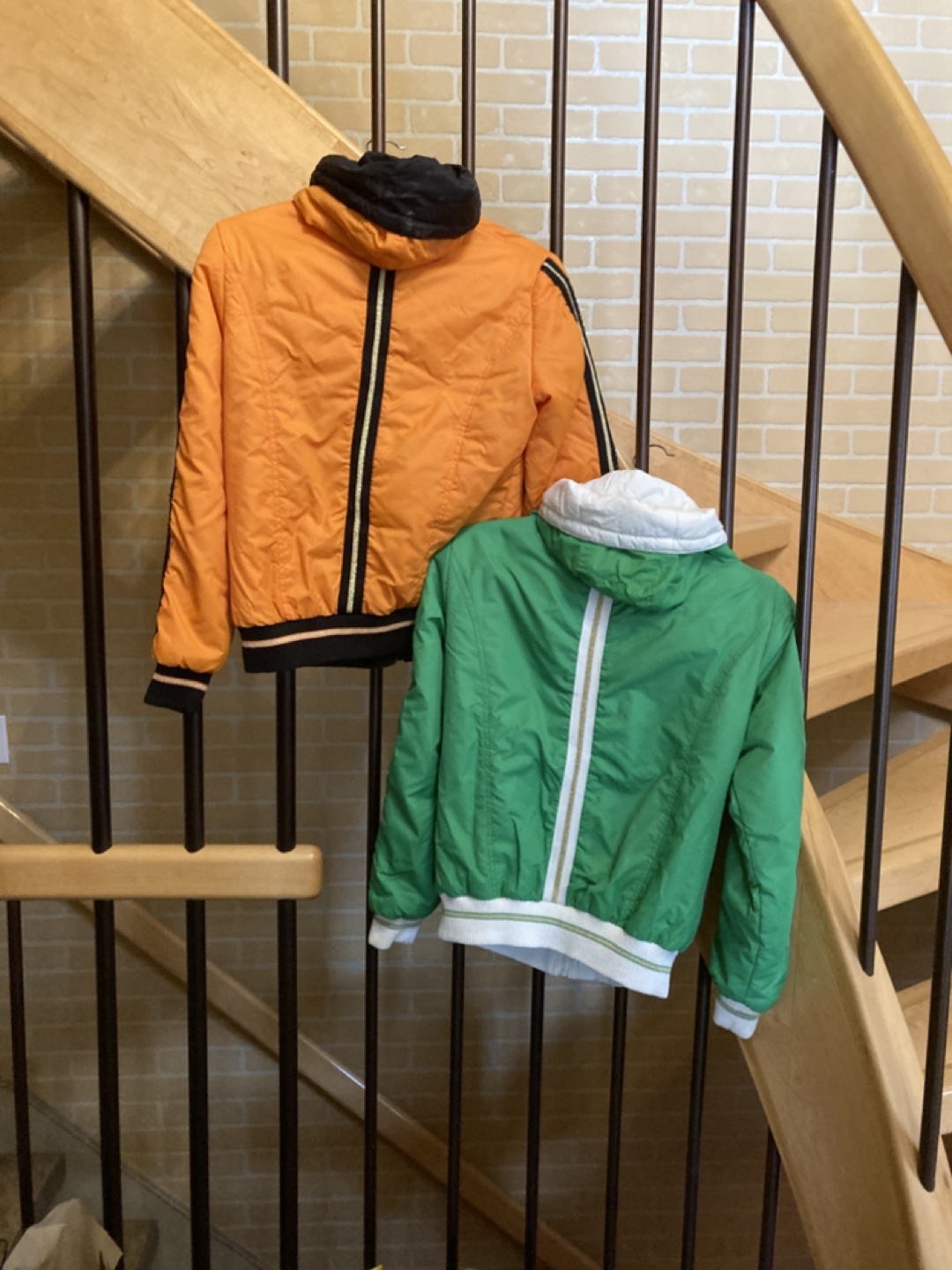 Kids' Starter Jackets and Lunch Bags - Orange and Green - photo 3