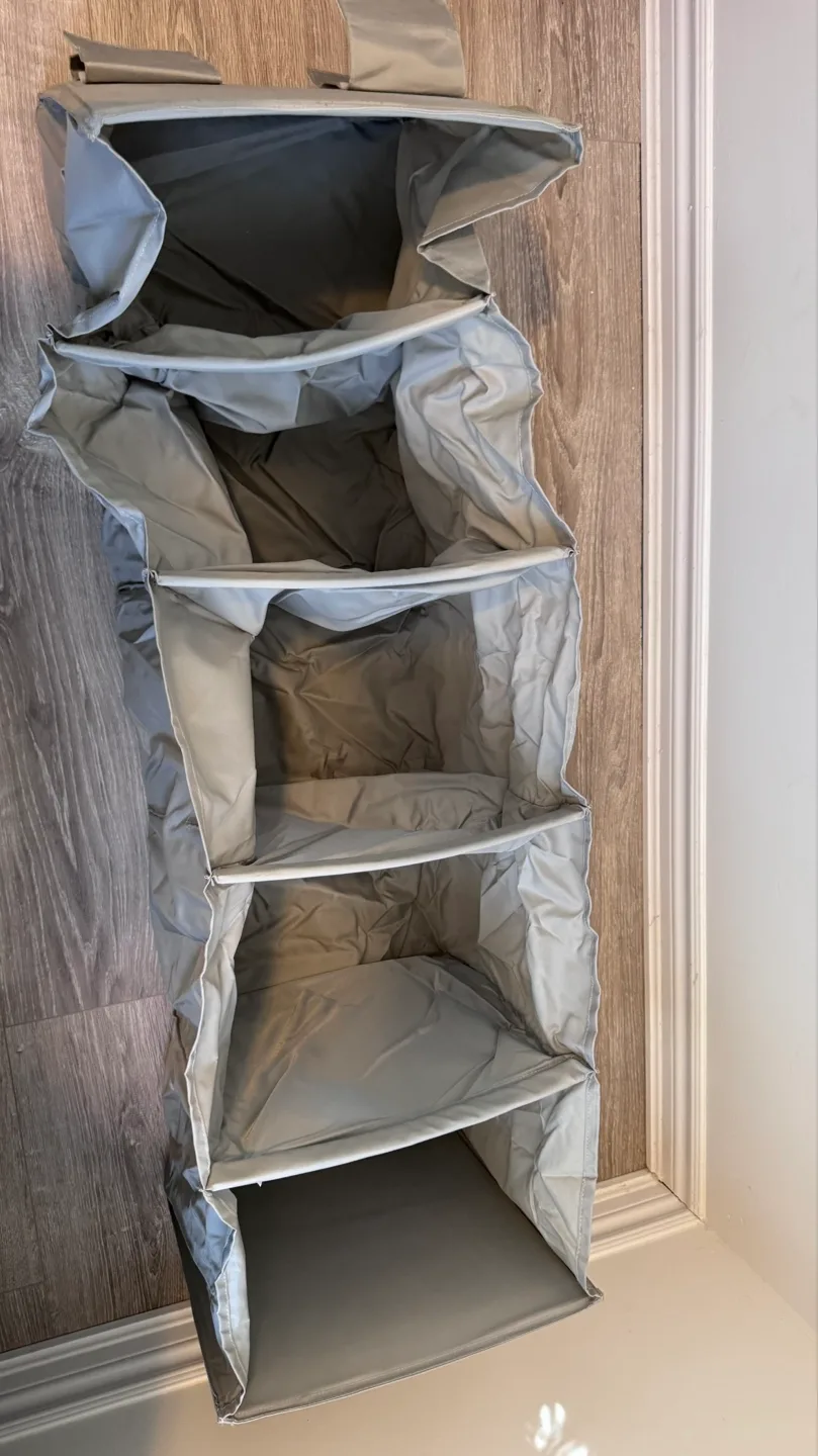 Hanging Closet Organiser with Four Shelves thumbnail