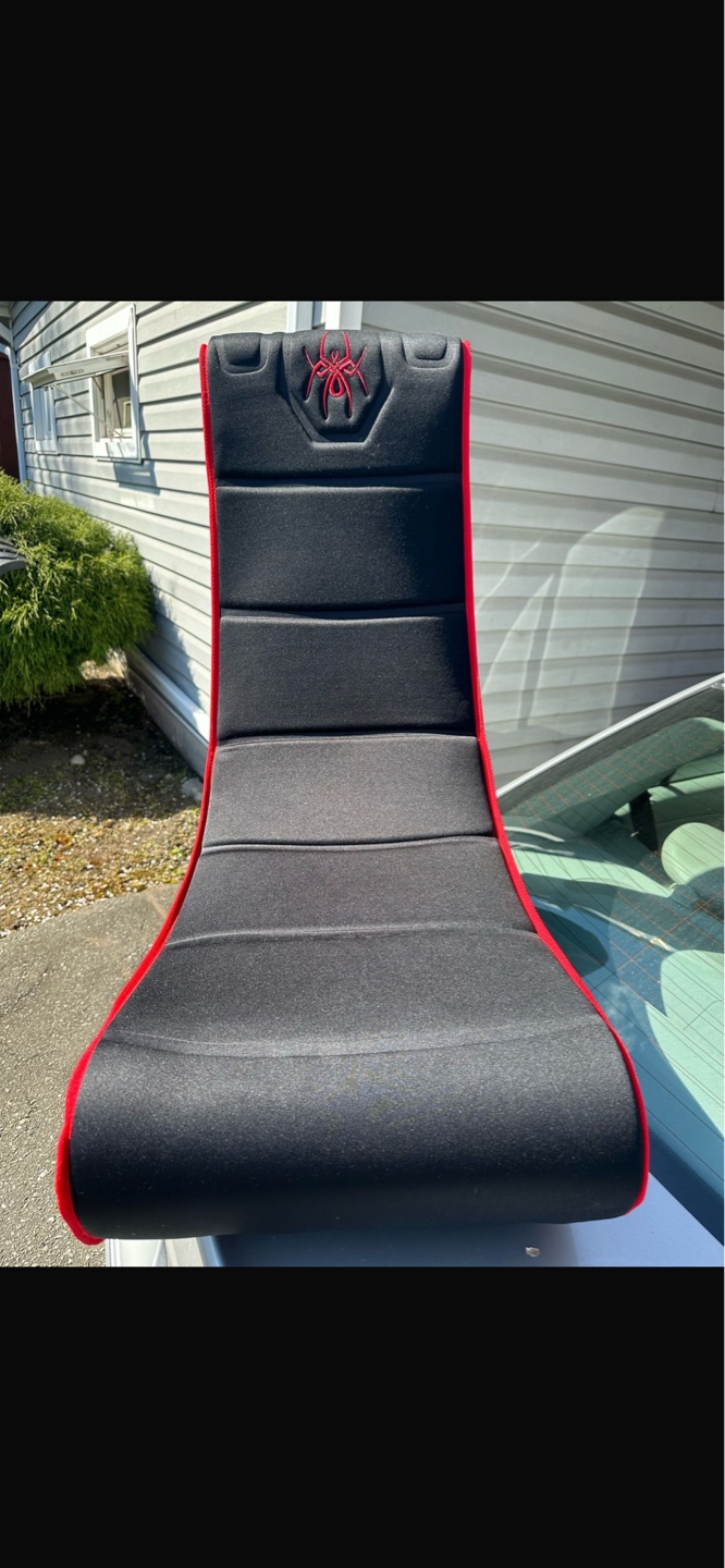 Red and black gaming chair foldable🧡