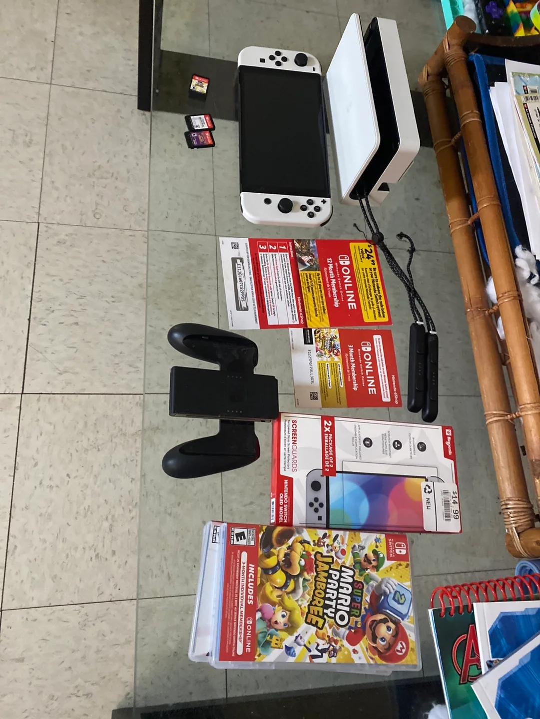 Nintendo Switch OLED Console Bundle - White thumbnail
