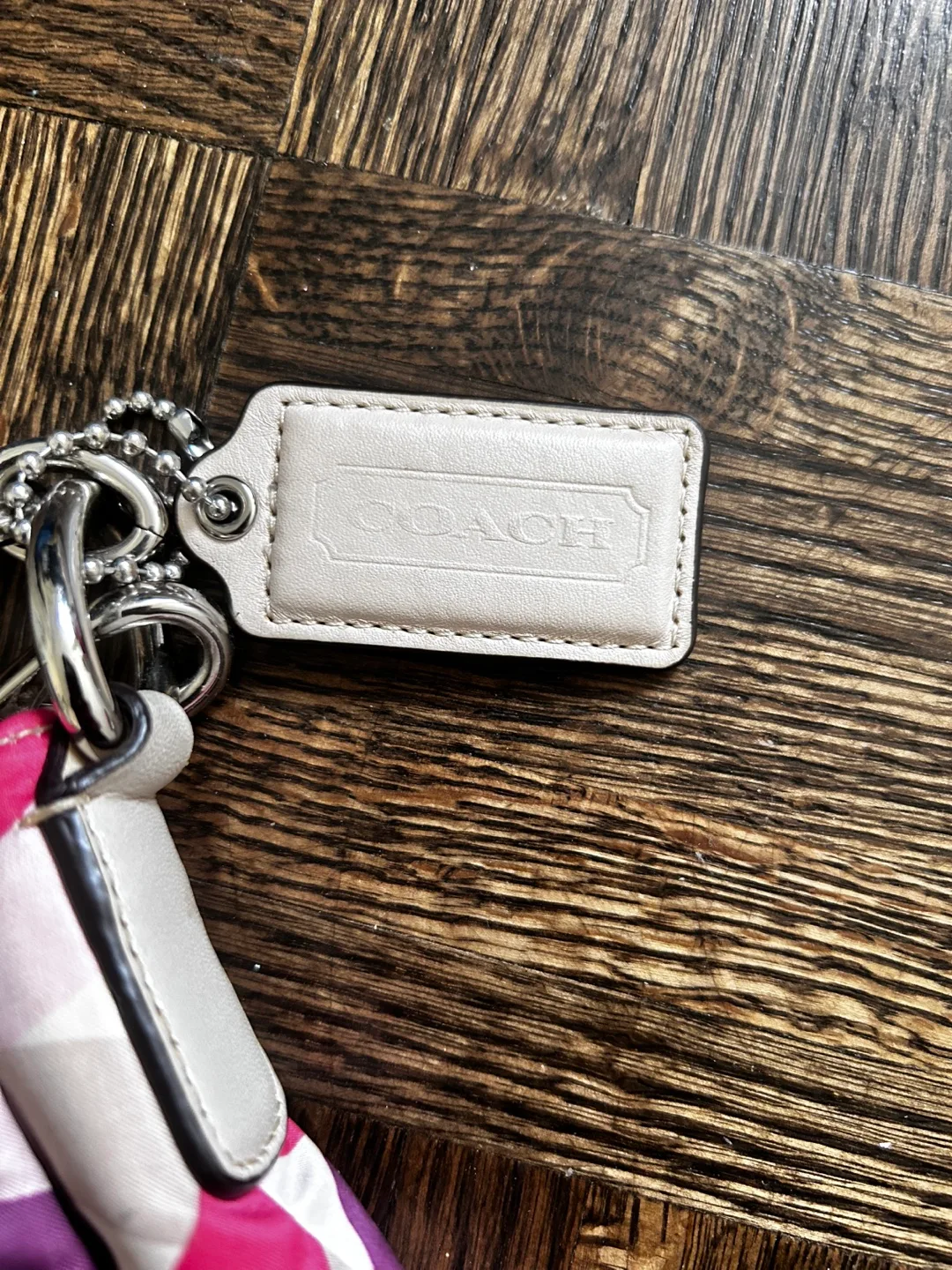 Coach purple hand bag image indicator(3)