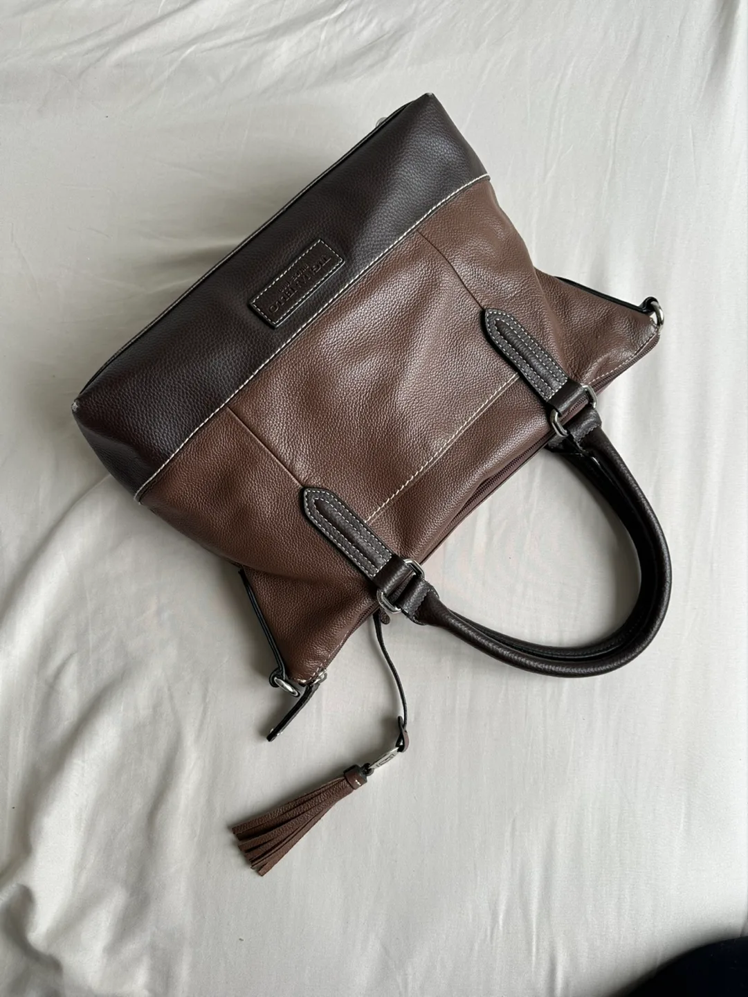Tignanello brown Leather Handbag thumbnail