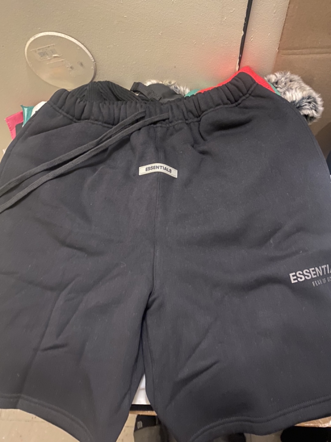 Fear of God Essentials Black Shorts L - photo 2