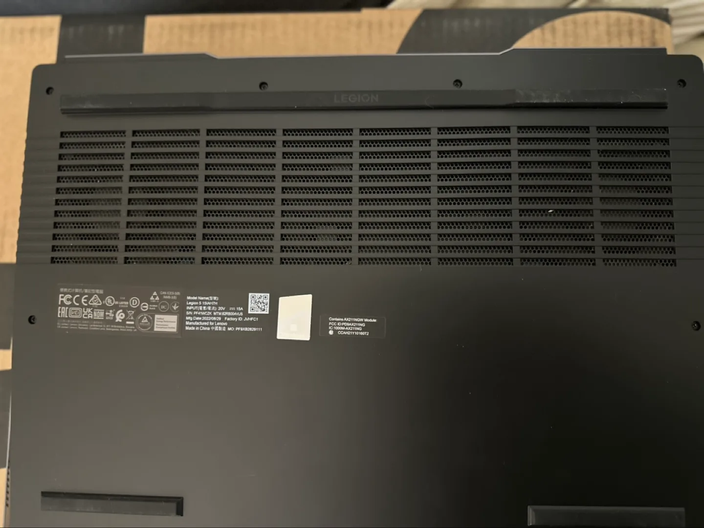 Legion5 15IAH7H(3070Ti + i712700H + 32GBRAM + 2 * 1 TBSSD) 15.6" image indicator(9)