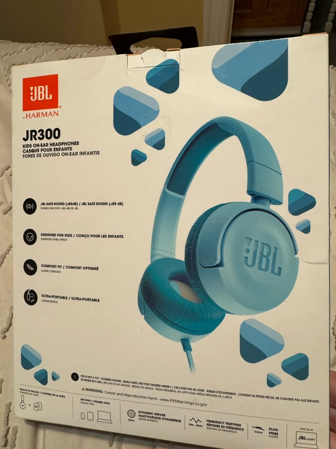 JBL JR300 Kids Headphones - Light Blue image indicator(2)