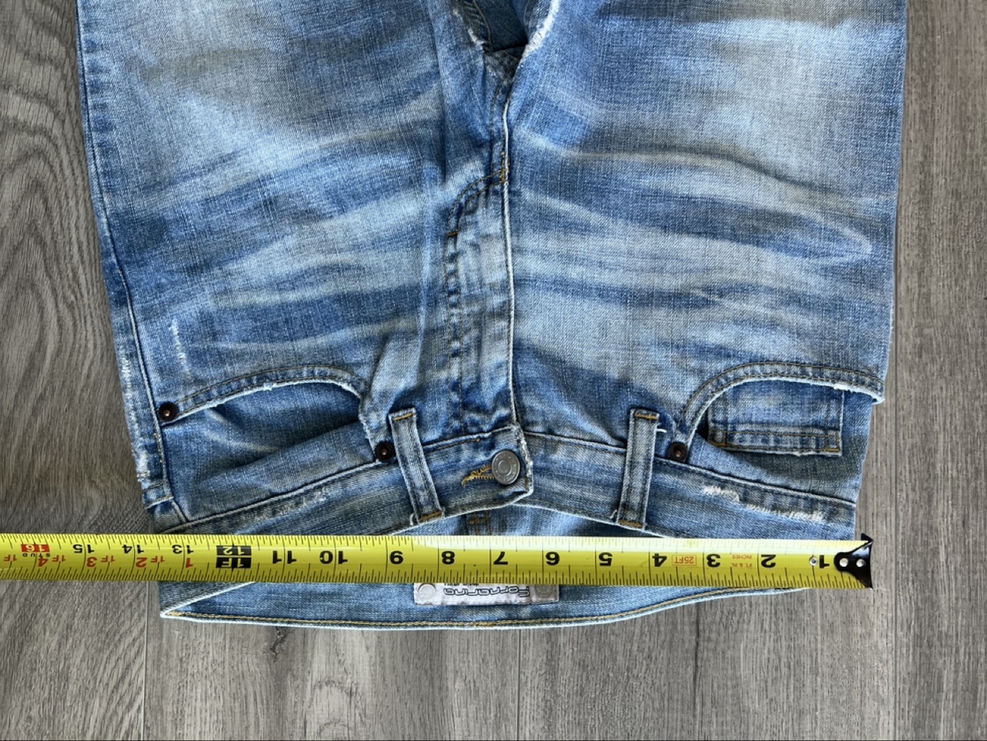 Fornarina Distressed Straight Jeans Size 27 - photo 4