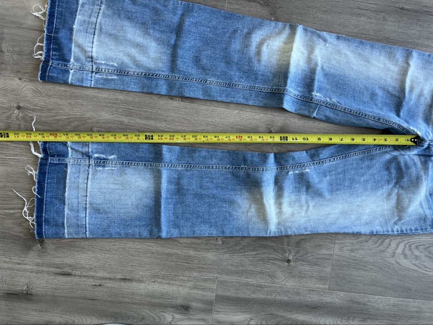 Fornarina Distressed Straight Jeans Size 27 - photo 5