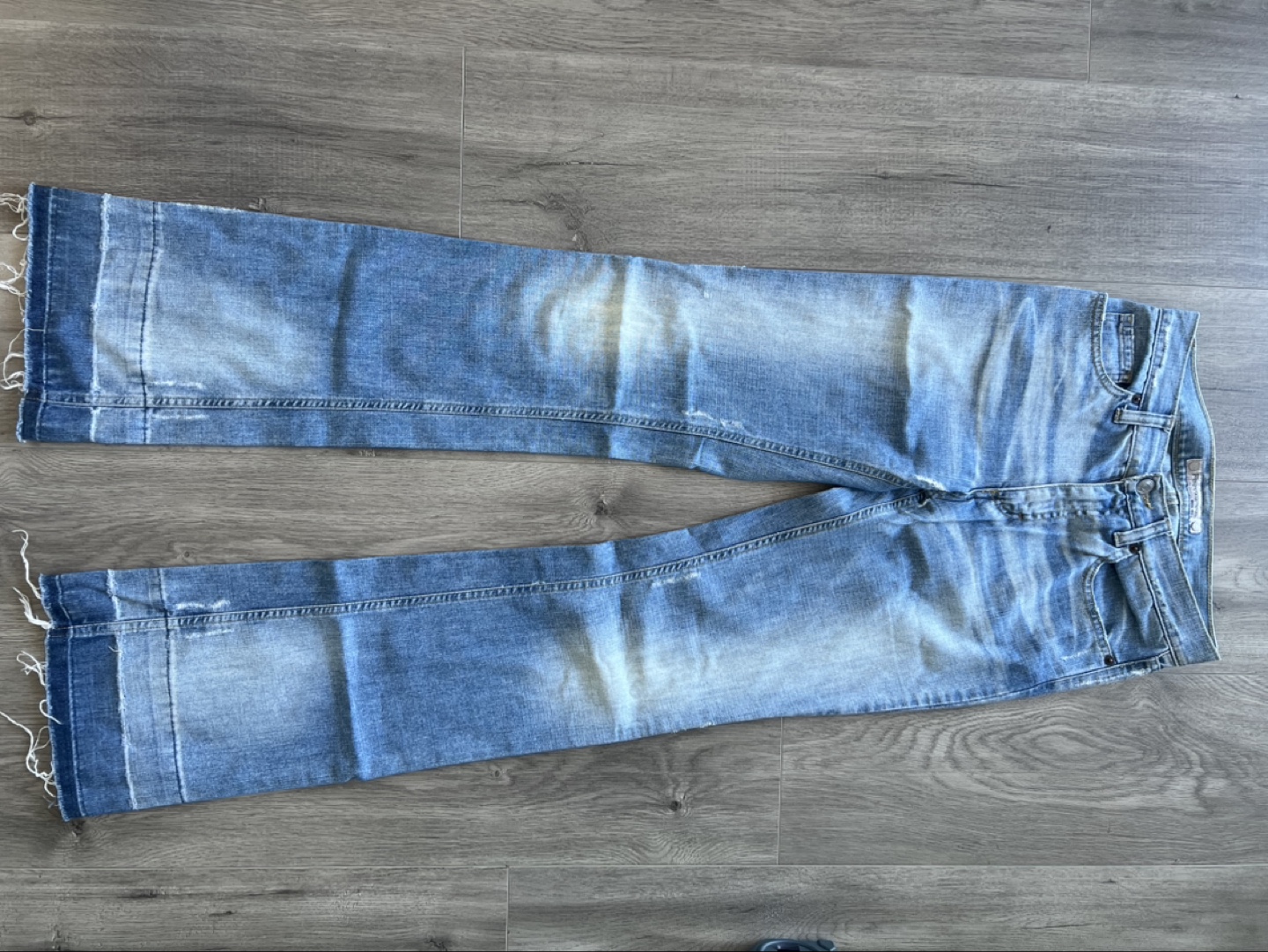 Fornarina Distressed Straight Jeans Size 27