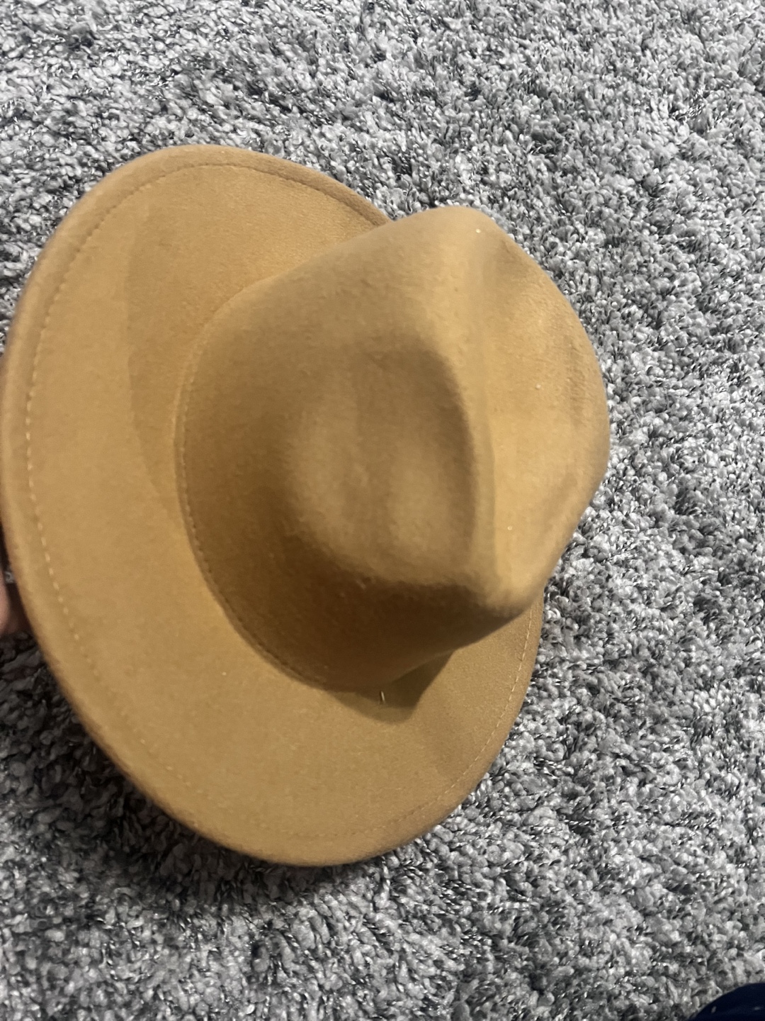 Camel-coloured Fedora Hat