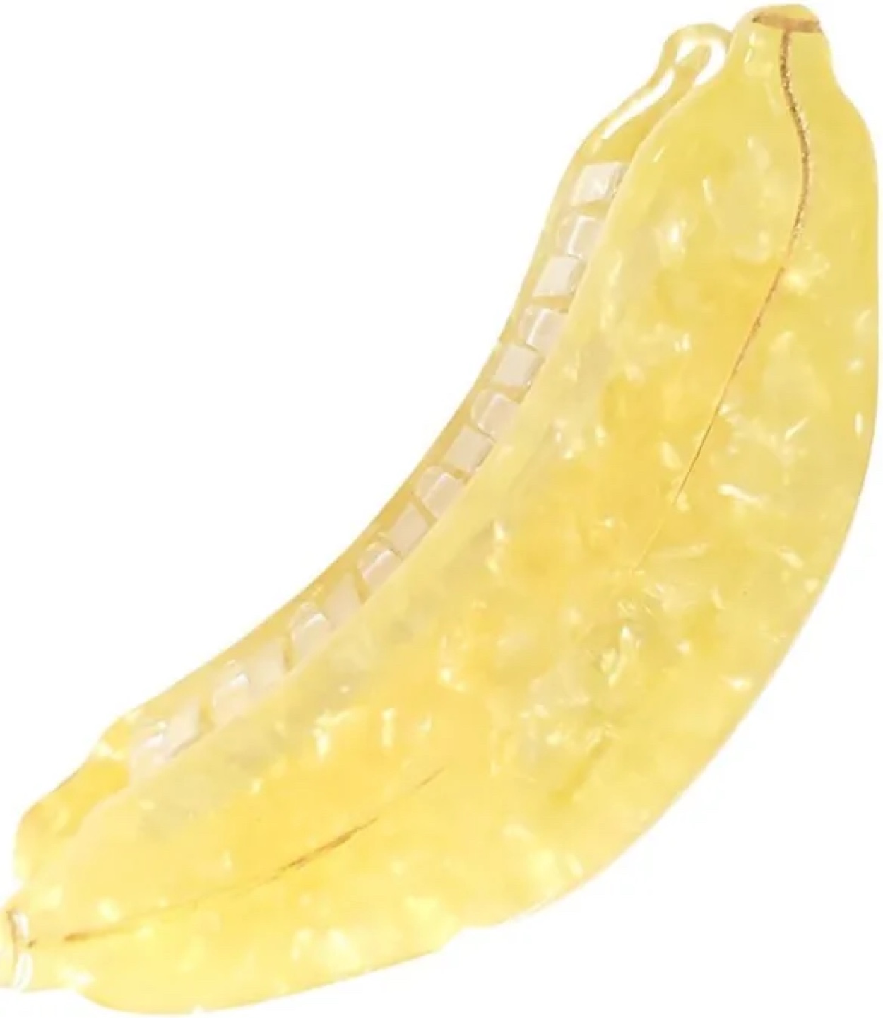 Banana Hair Clip/ Claw, Yellow